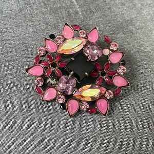 Sorrelli pink brooch